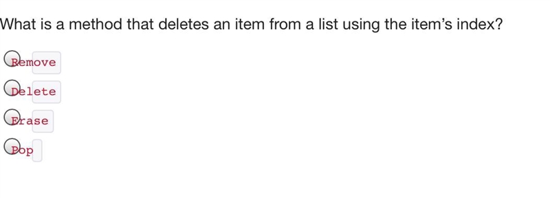 What is the index for “Ahmed” in the list [“James”, “Omar”, “Ahmed”, “Lee”, “Mia”]? 1 2 A-example-1