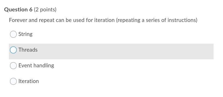 4.02. Forever and repeat can be used for iteration (repeating a series of instructions-example-1