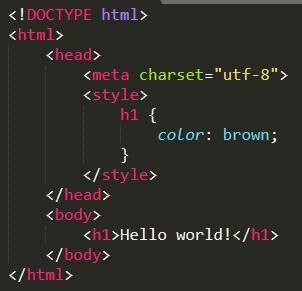 Write a script in HTML for displaying your name in brown color.-example-2