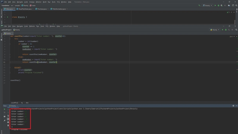 In python please!! Write the definition of a function named countPos that needs integer-example-1