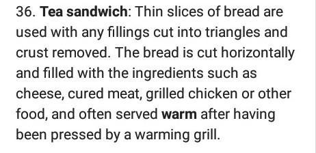 1. Which is not a cold sandwich? a. Pinwheel sandwich b. Tea sandwich c. Wrap sandwich-example-3