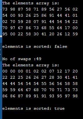 1. Atestharnessprogramfortestingsortingmethodsisprovidedwiththeprogram iles.ItisintheileSorts-example-1