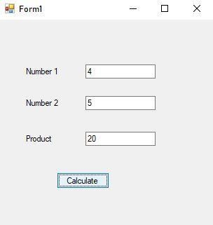 Design a form and write a program in visual basic to input 2 integer number using-example-1