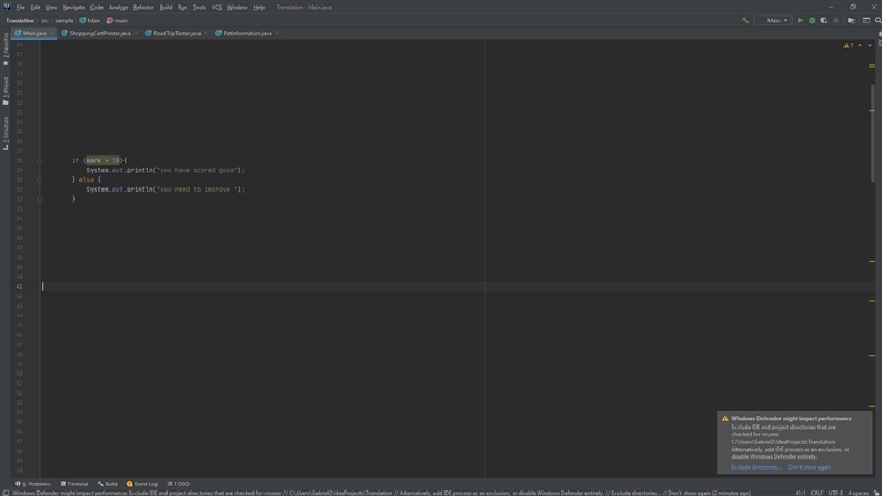 Write IF() function for student 3, If total mark is greater than 10 then print the-example-1