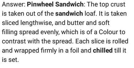 1. Which is not a cold sandwich? a. Pinwheel sandwich b. Tea sandwich c. Wrap sandwich-example-2