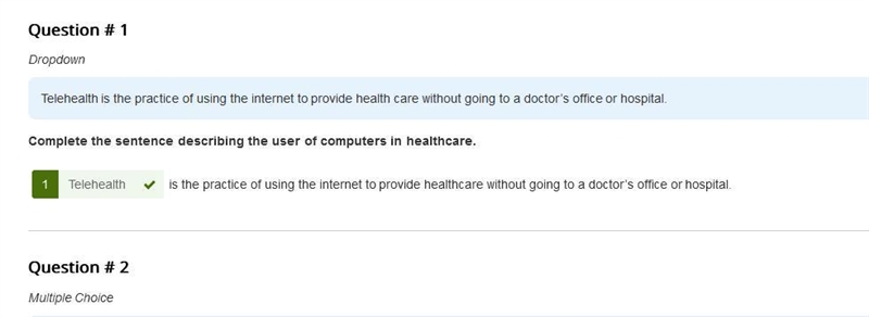 is the practice of using the internet to provide healthcare without going to a doctor-example-1