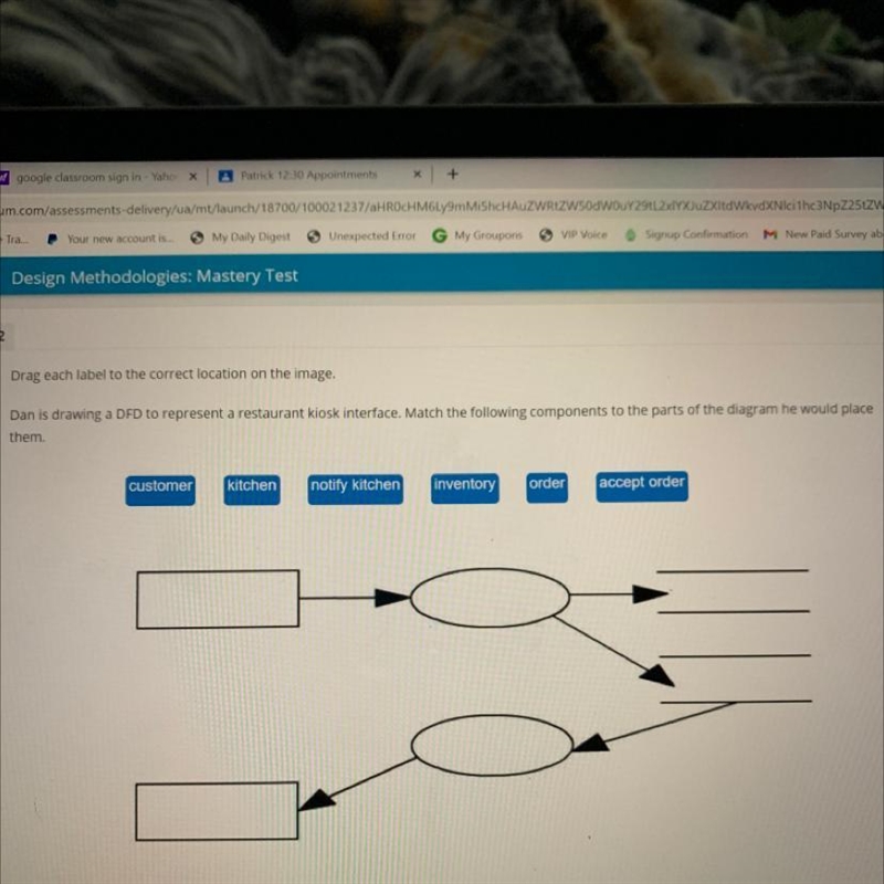 I need answer ASAP. Place the box’s in the correct places-example-1