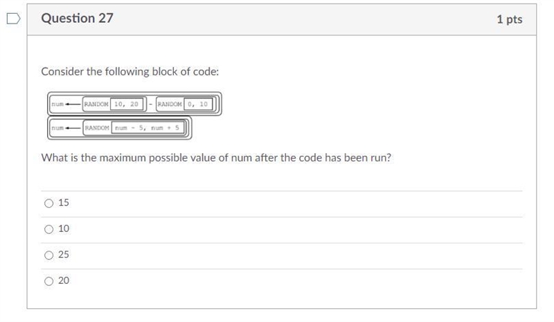 What is the maximum possible value of num after the code has been run?-example-1