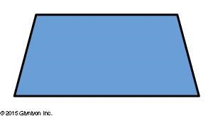 The following figure is a trapezoid. Decompose the shape into parallelograms or triangles-example-1