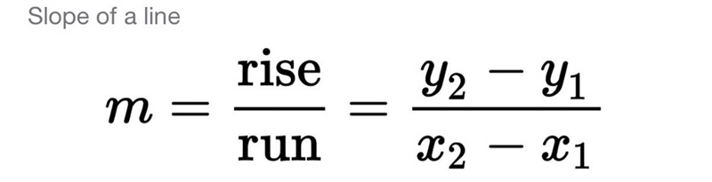 Identify the following formulas: 1. Slope Formula 2. Slope-Intercept Form 3. Standard-example-1