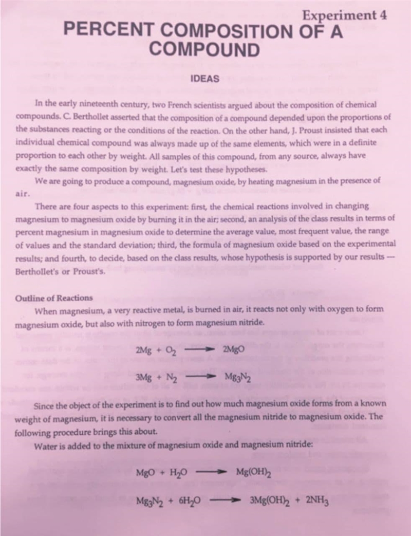 The sample calculation for iron oxide in the IDEAS section of this experiment used-example-1