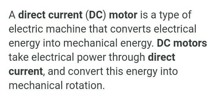 QUESTION 1 Outcome: Direct Current Motors. 1.1 Identify the parts of the direct current-example-3