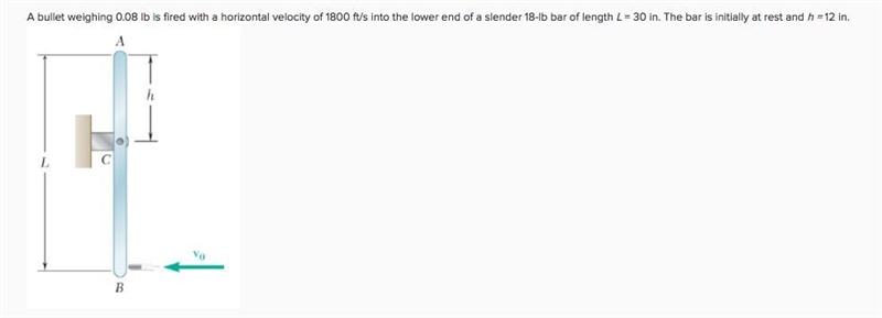 A bullet weighing 0.08 lb is fired with a horizontal velocity of 1800 ft/s into the-example-2