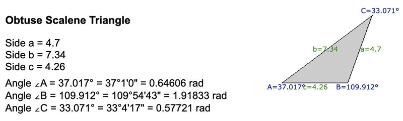 The following problems refer to triangle ABC. Solve it and round to the nearest degree-example-1