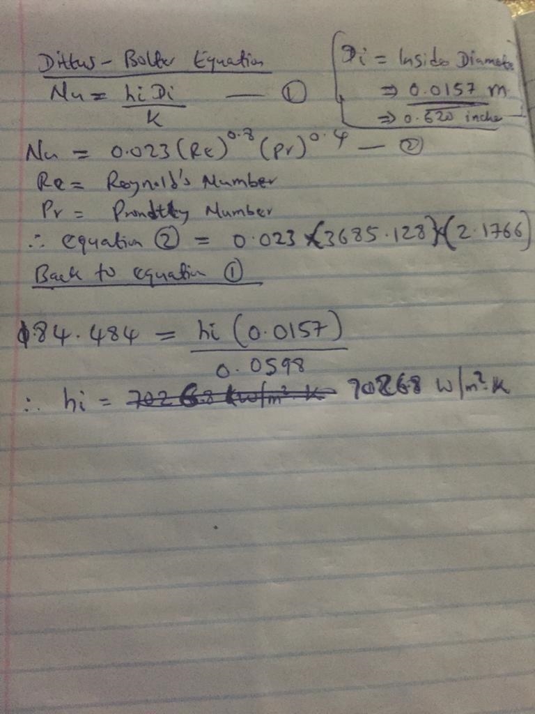 1)Saturated steam at 1.20bar (absolute)is condensed on the outside ofahorizontal steel-example-1