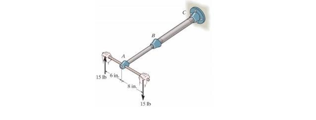 The assembly consists of two sections of galvanized steel pipe connected together-example-1