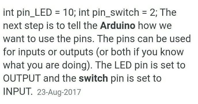 What is code in Arduino to turn led on and off-example-1