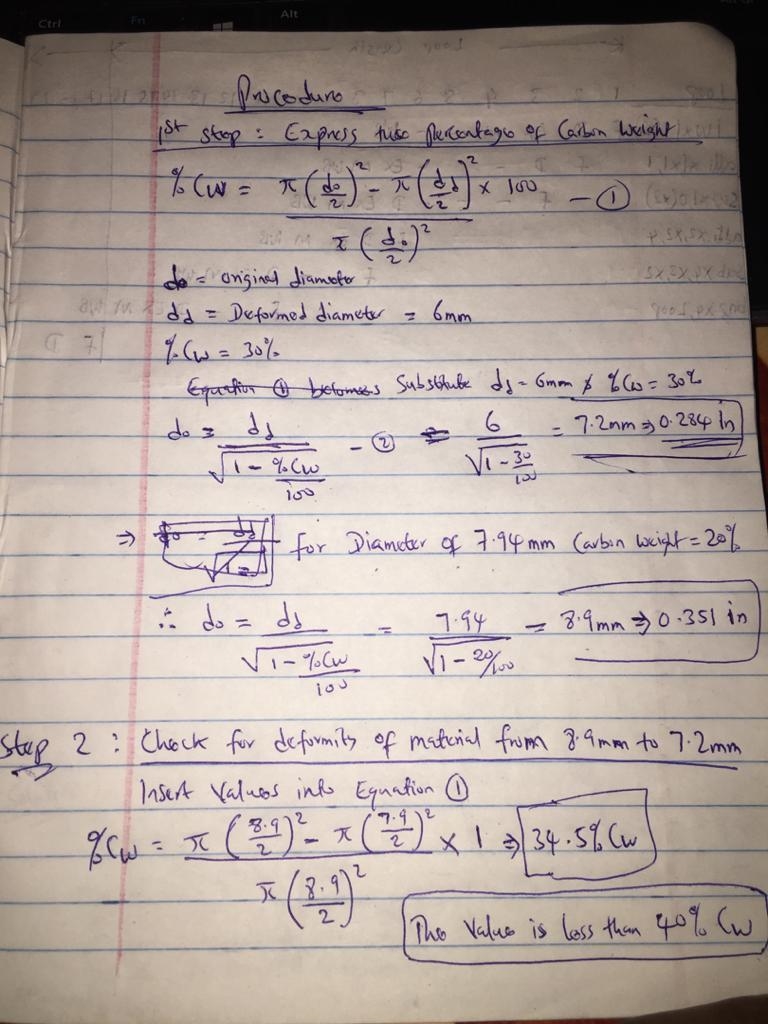 A cylindrical 1040 steel rod having a minimum tensile strength of 865 MPa (125,000 psi-example-1