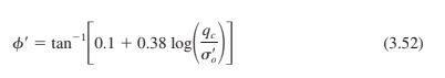 A cone penetration test was carried out in normally consolidated sand, for which the-example-1