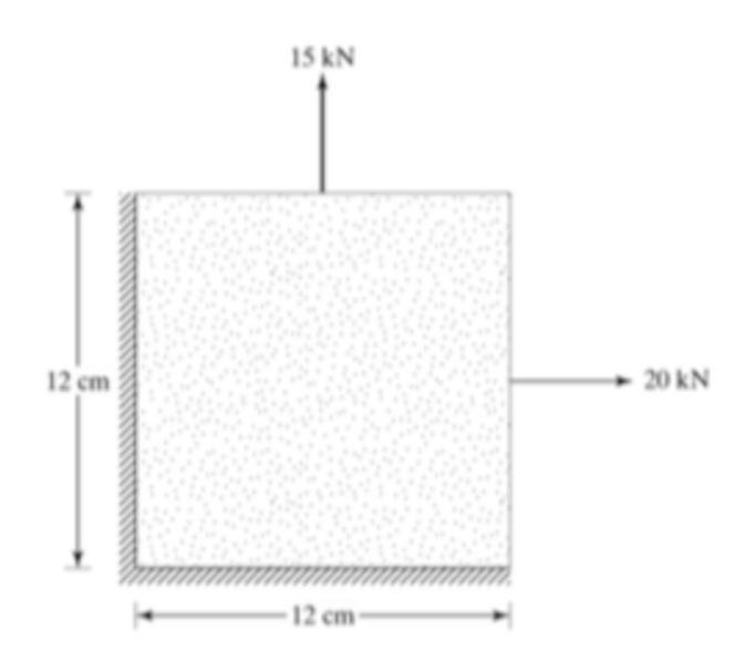 A square plate of titanium is 12cm along the top, 12cm on the right side, and 5mm-example-1