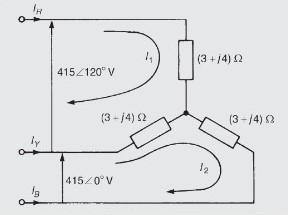 A balanced star-connected three-phase load is shown in Figure 4. Determine the value-example-1