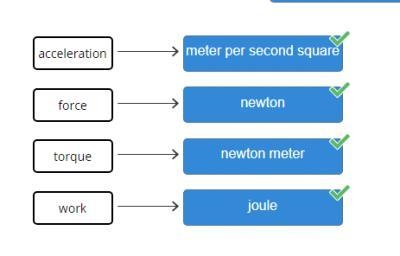 Match each term to its respective SI unit-example-1