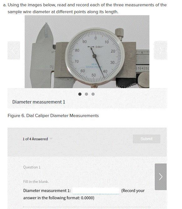 Using the images below, read and record each of the three measurements of the sample-example-1