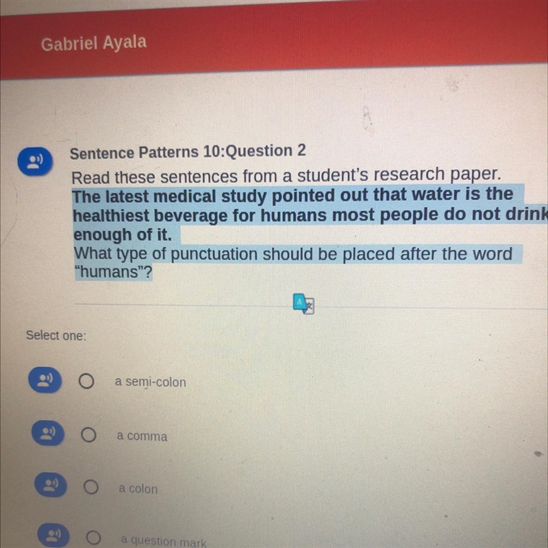 .:) Sentence Patterns 10:Question 2 Read these sentences from a student's research-example-1