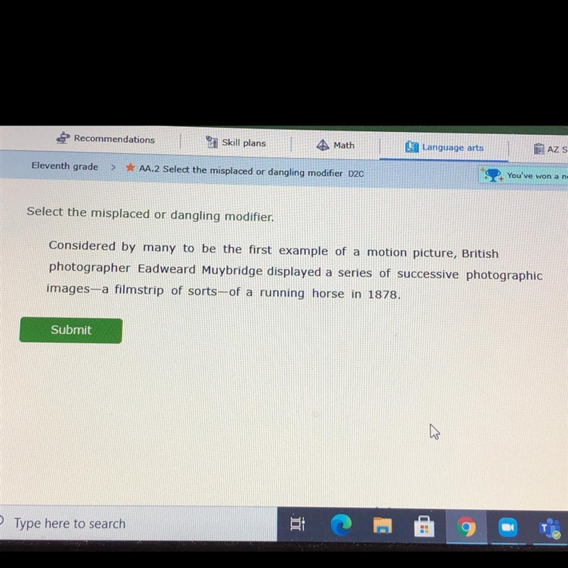 Can someone help me with this question from IXL, you have to select the misplaced-example-1