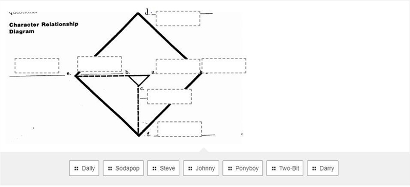 What does the triangle in the middle mean-example-1