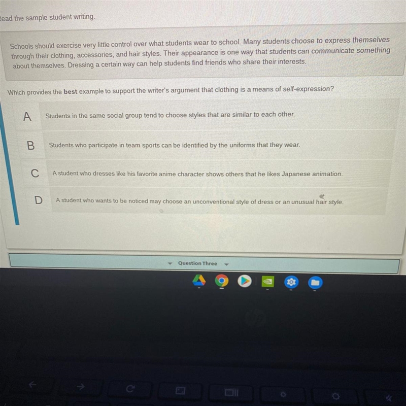 I need some help with this question for English-example-1