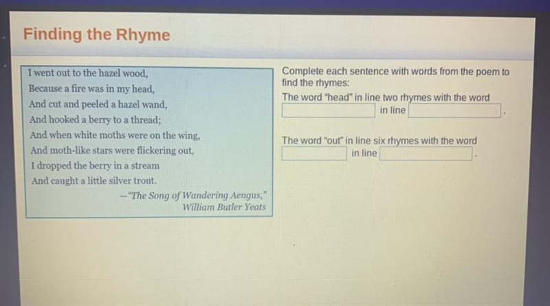 Pls help, Finding the Rhyme.-example-1