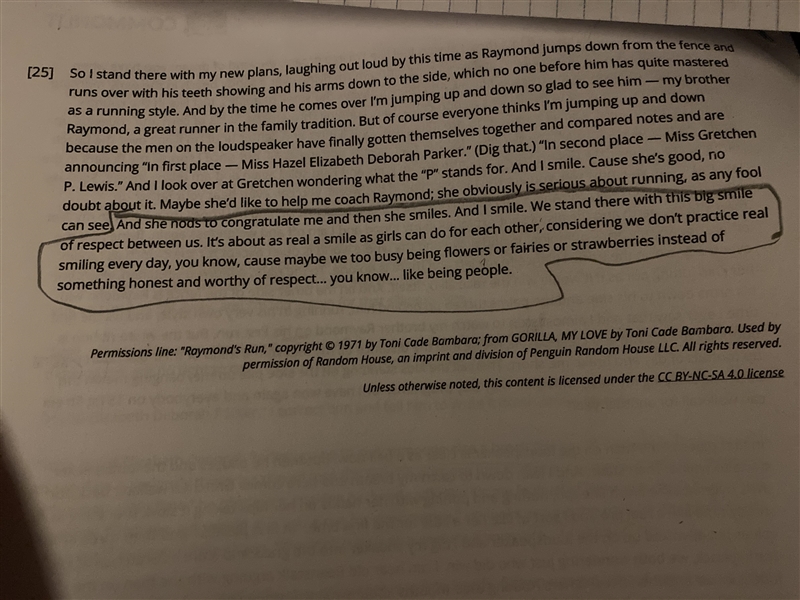 Read the last four lines of paragraph 25 what are the best three words to demonstrate-example-1