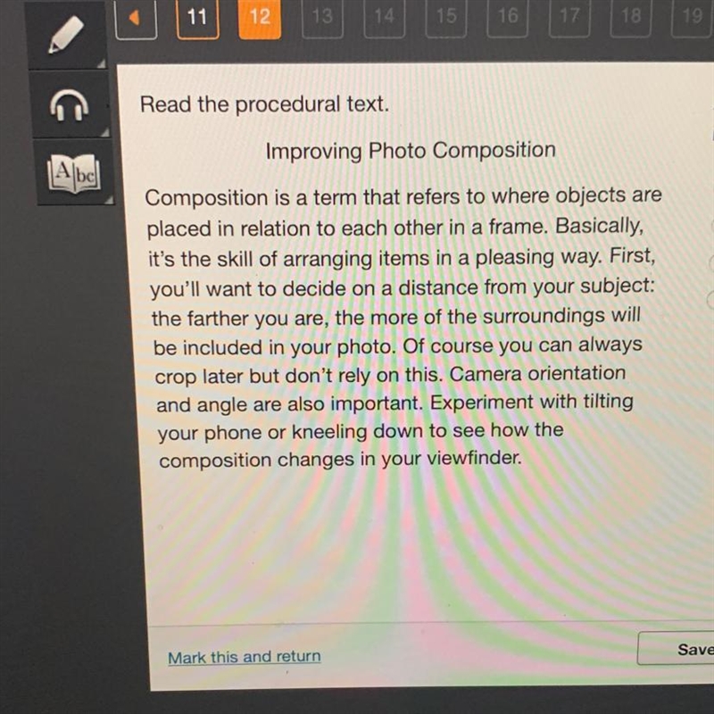 According to the text, what should a photographer do if he only wants the subject-example-1