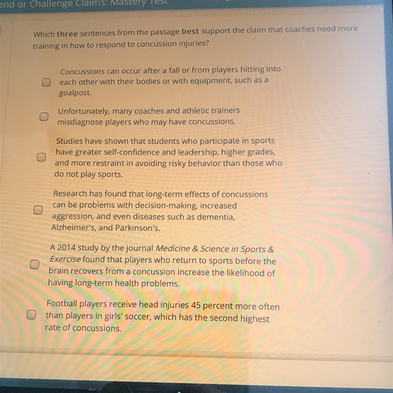 PLS HELP ASAP - 15 POINTS!!!! Which three sentences from the passage best support-example-1