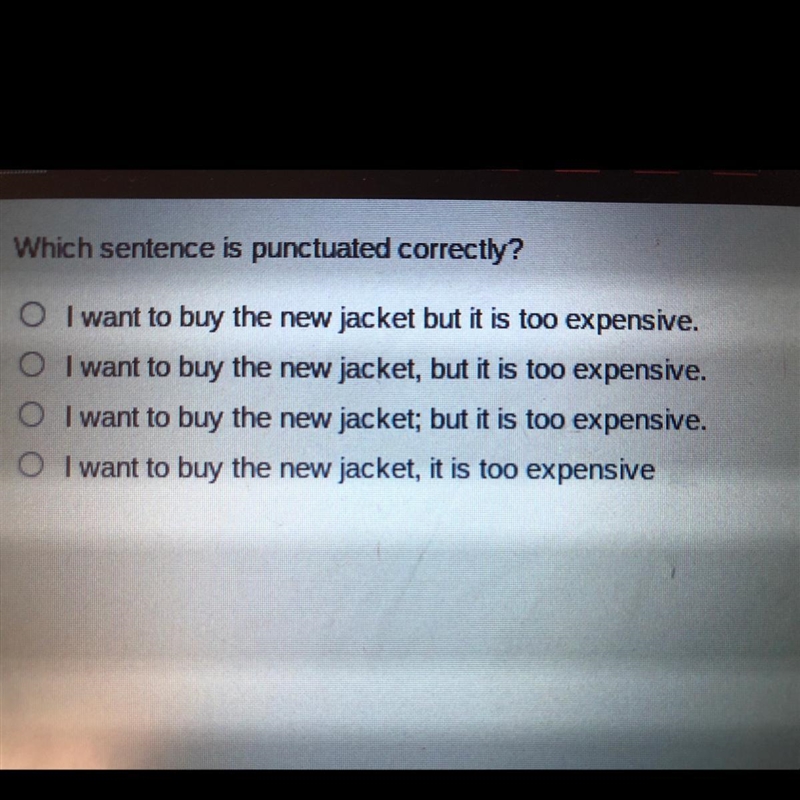 Which sentence is punctuated correctly ?-example-1