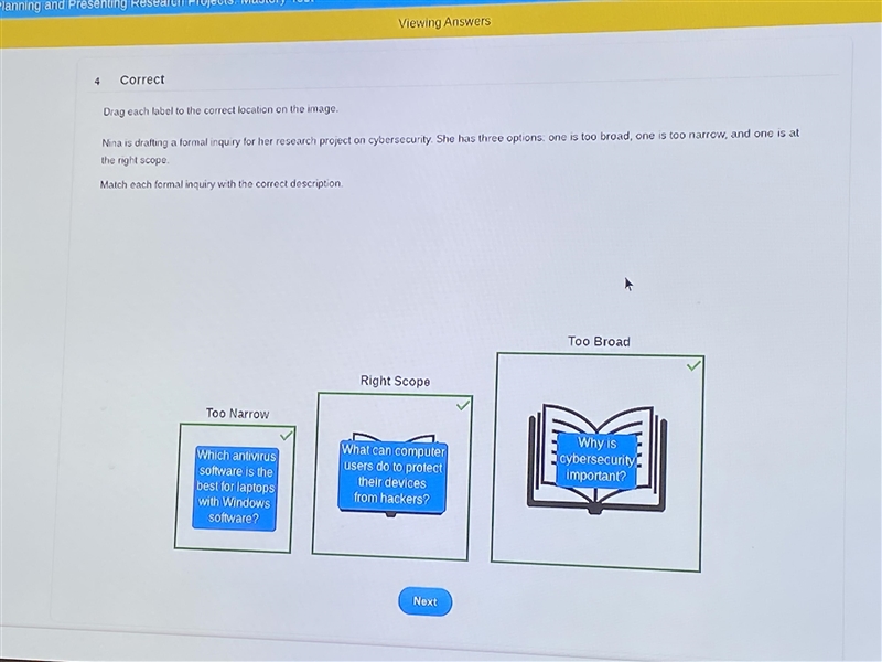 Nina is drafting a formal inquiry for her research project on cybersecurity. She has-example-1