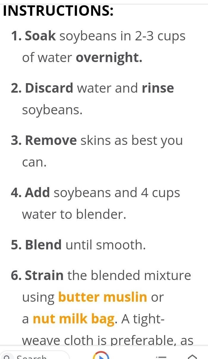 How to make soya bean milk​-example-1