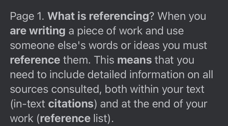 Meaning of referencing in academic writing-example-1