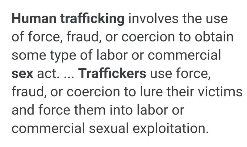 Define and describe human trafficking-example-1