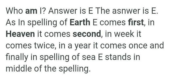 I am the first kn the eart the second for heven who am i?​-example-1