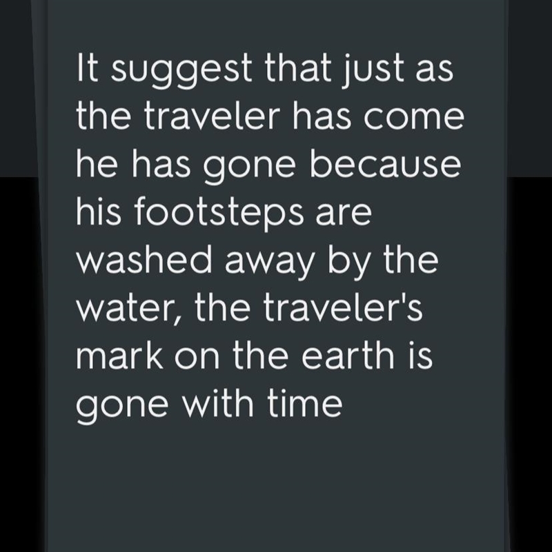 What do the lines reveal about the Traveler?-example-1