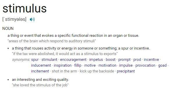 Definition of stimulus-example-1