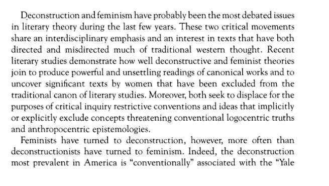 Explain how feminist criticism can be deconstructive​-example-1