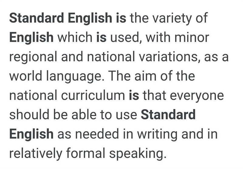 1 What is the difference between Standard English and Informal English? ​-example-2