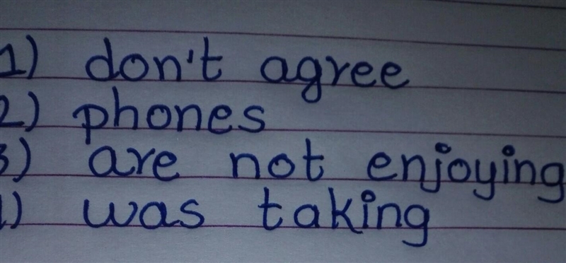 You are wrong, I _______ with you. A.don't agree B. Doesn't agree C.am not agreeing-example-1