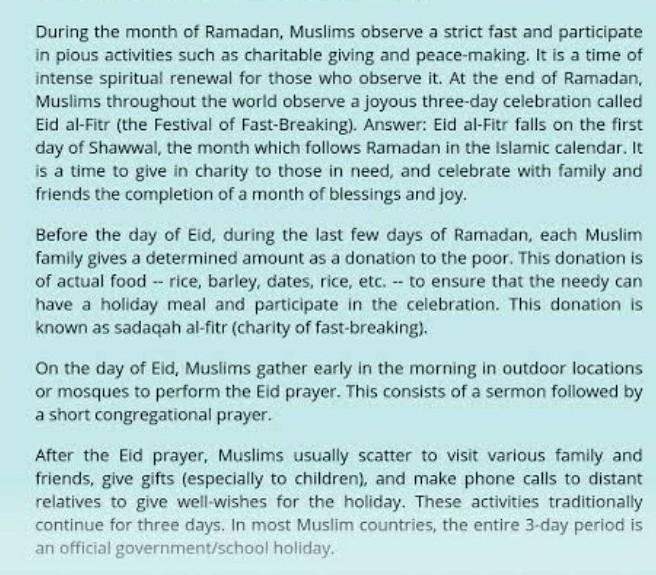 Writing an essay about EID AL FITR what we do before day -during the day and after-example-1