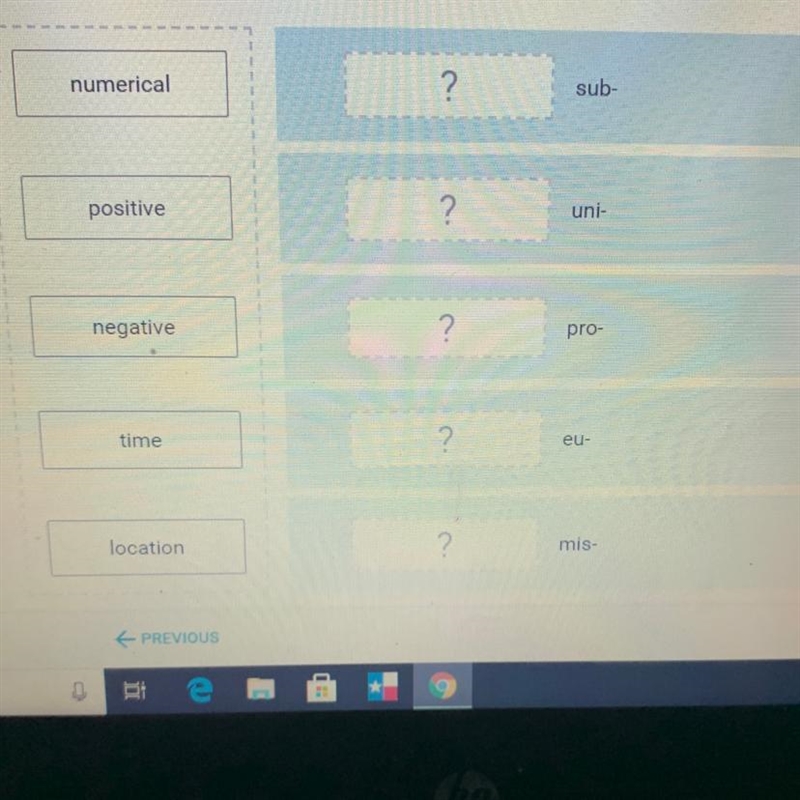 Match each of the prefixes with its correct type-example-1