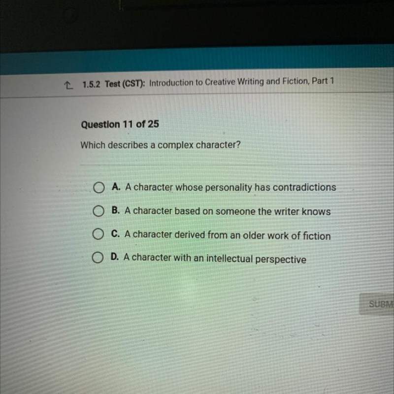 Which describes a complex character?-example-1