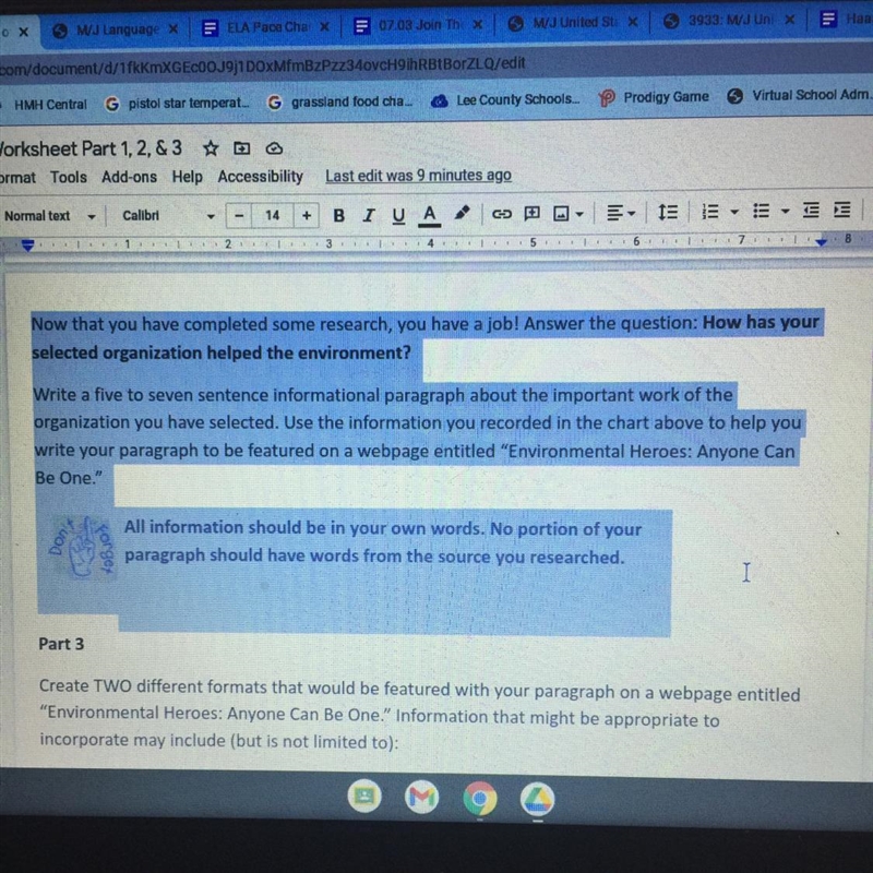 HELP ASAP PLEASEEE I NEED HELP ITS DUE SOON AND I REALLY NEED HELP PLEASE THE HIGHLIGHTED-example-1